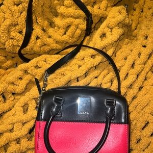 Calvin Klein Pink and Black Crossbody Bag